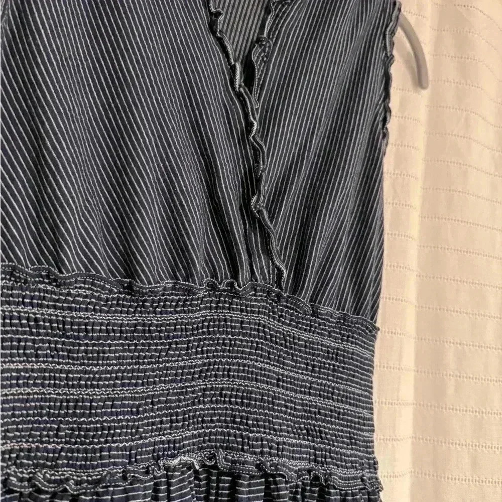 Max Studio Navy Blue Sleeveless Dress - Picture 3 of 6